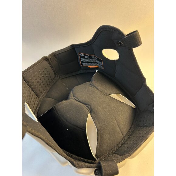 Guardian Caps Soft Shell Football & Lacrosse Helmet Cover White & Black - Picture 2 of 9